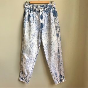 Vintage Chic Acid Wash Jeans Women's Size 10 Blue